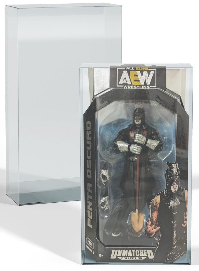EVORETRO PET Display Case Protector for AEW Unmatched Series 8 (0.40mm, 10-Pack) - Clear Protective Display Cases for Action Figures - Image 1